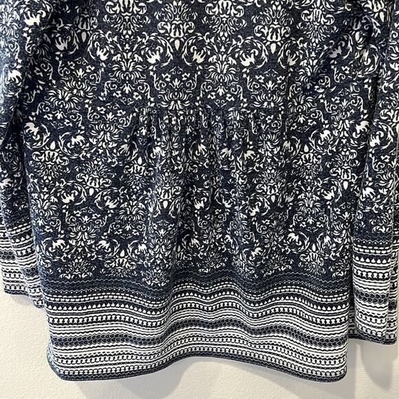 Dalia blue printed babydoll waist cardigan - S - Picture 7 of 7